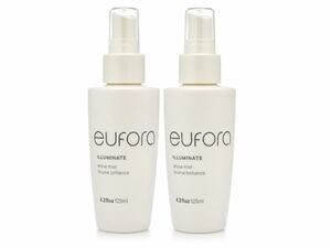 2 Eufora Illuminate Shine Mist 4.2 oz 125ml Hair Shine Finishing Spray
